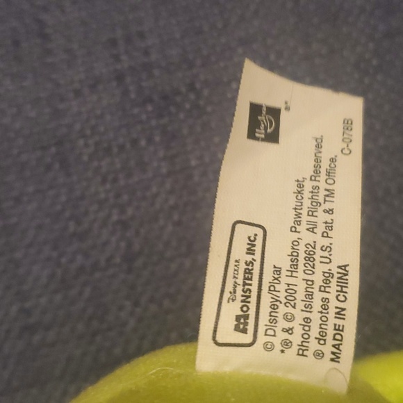 Disney Pixar Monsters Inc MIKE Monster GREEN WHITE Small Childrens Toy Ages 3+ - Picture 5 of 5